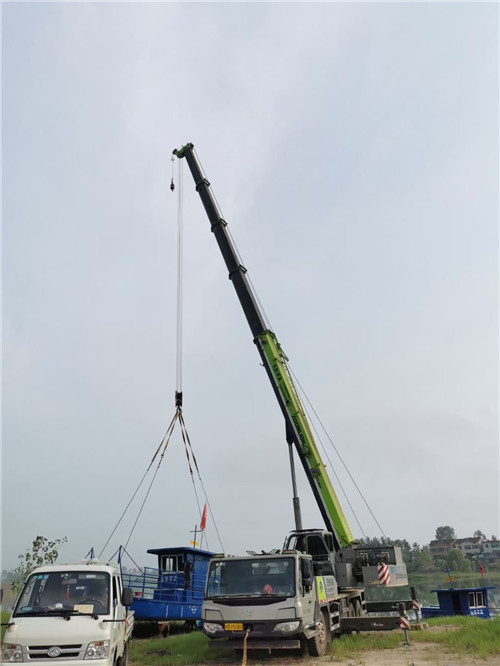 城关区桥梁建设吊装案例